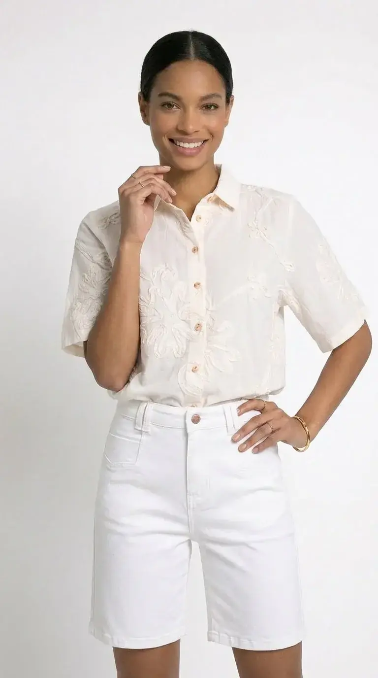 ZIZO - Short Nicol White