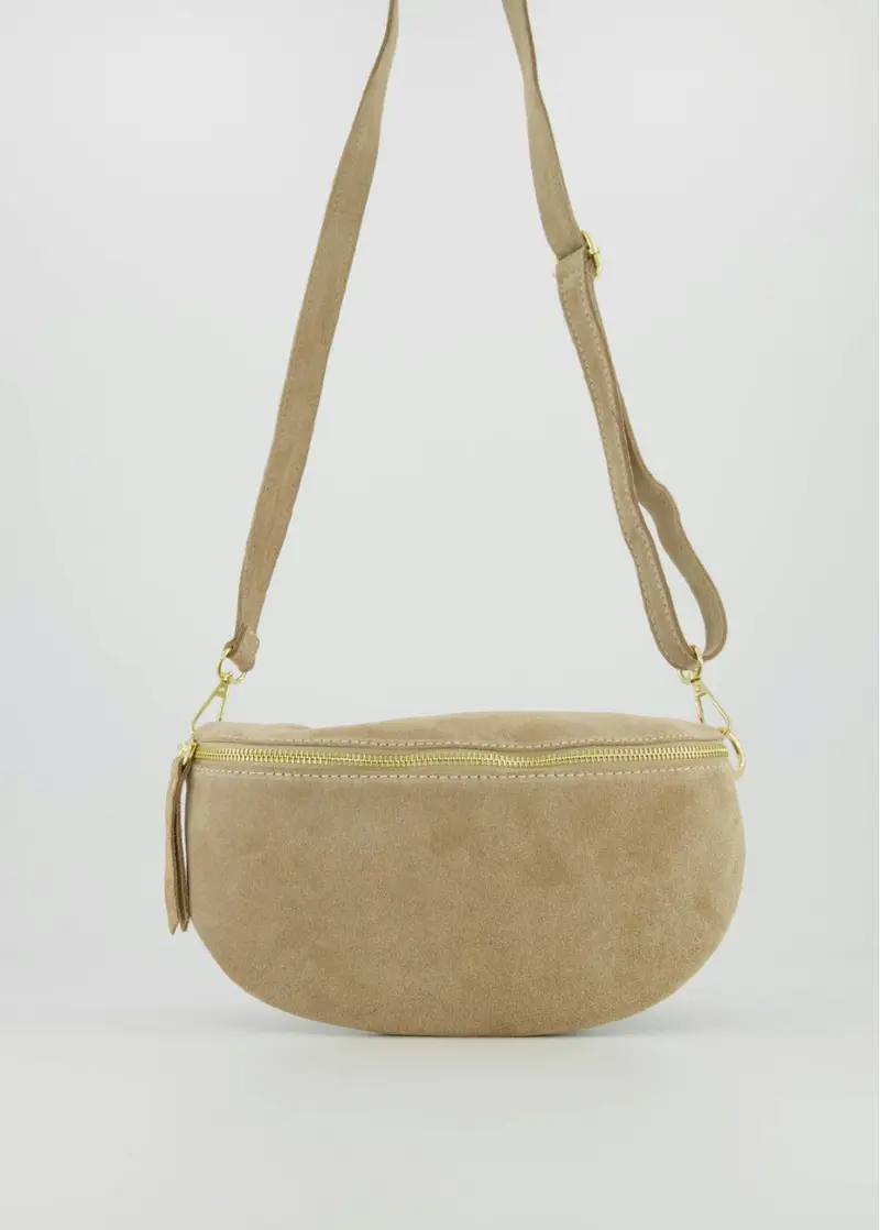Zoey big suede zand