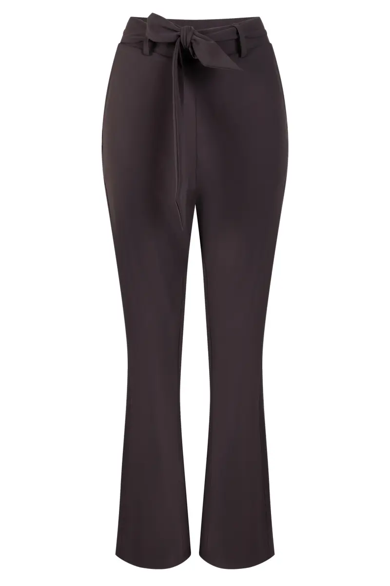ZOSO BELLE TRAVEL FLAIR PANT espresso
