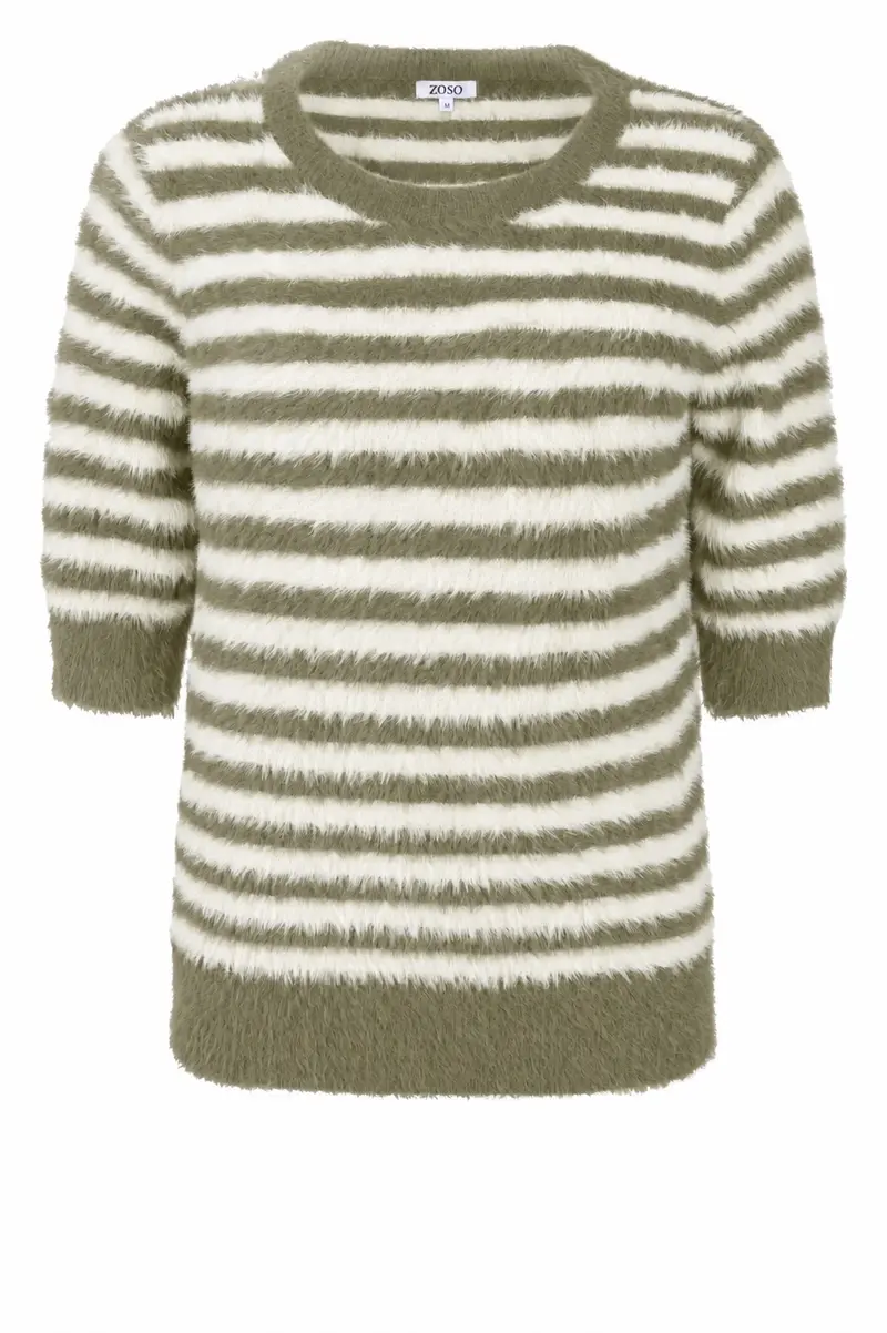 ZOSO PULL PAMELA off white/green