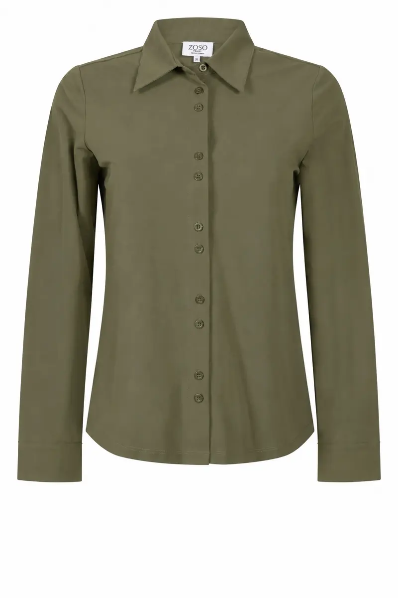 ZOSO TRAVEL BLOUSE KAREN green