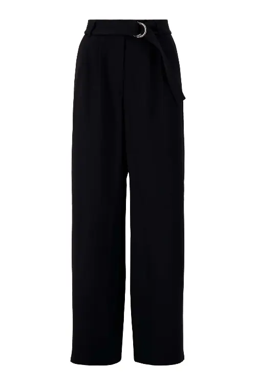 Zusss broek met ceintuur zwart