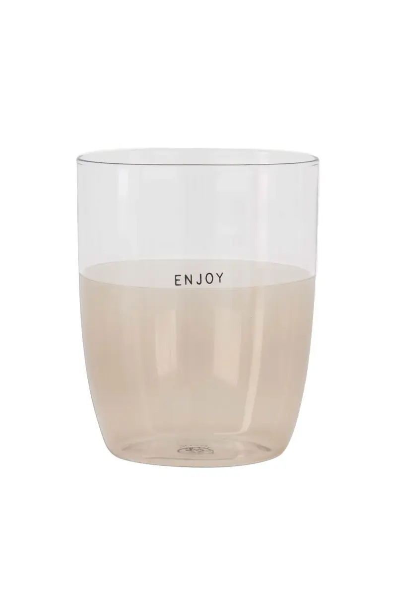 Zusss drinkglas enjoy beige