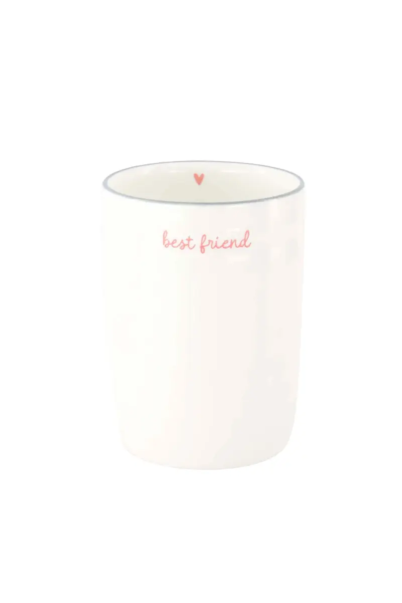 Zusss koffiemok best friend wit