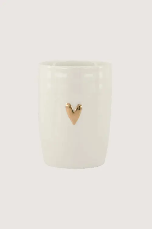 Zusss koffiemok hartje wit