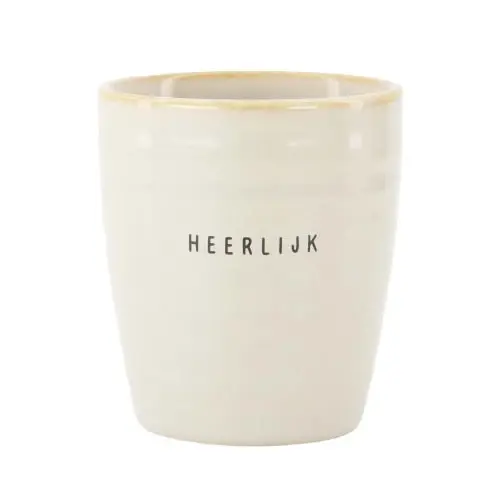 Zusss koffiemok heerlijk beige