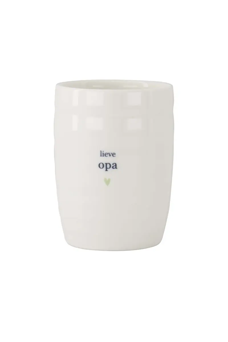 Zusss koffiemok lieve opa lichtgroen