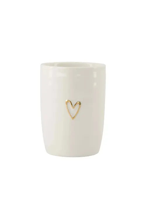 Zusss koffiemok open hartje wit