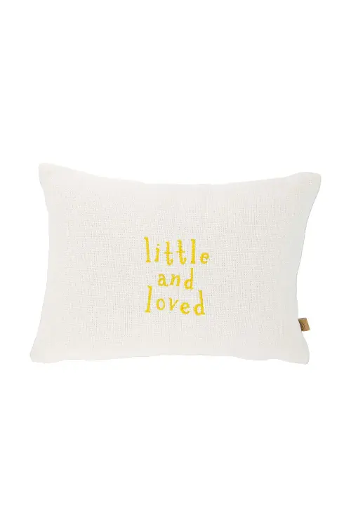 Zusss kussen little and loved off white