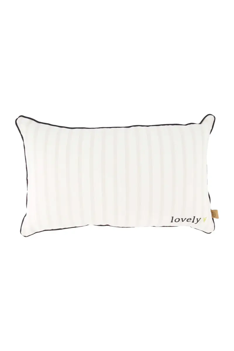 Zusss  kussen streep lovely off white