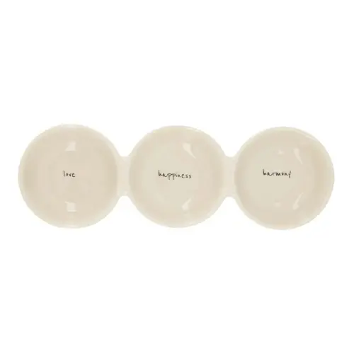 Zusss set van aperitief schaaltjes beige
